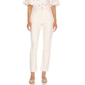 AGOLDE X REVOLVE Women Remy High Rise Straight Leg Denim Jeans in Paper 24